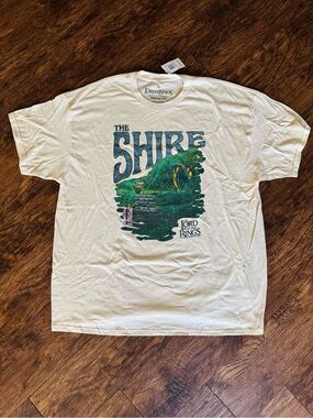 Ripple Junction The Shire Graphic Tee - White & Green
